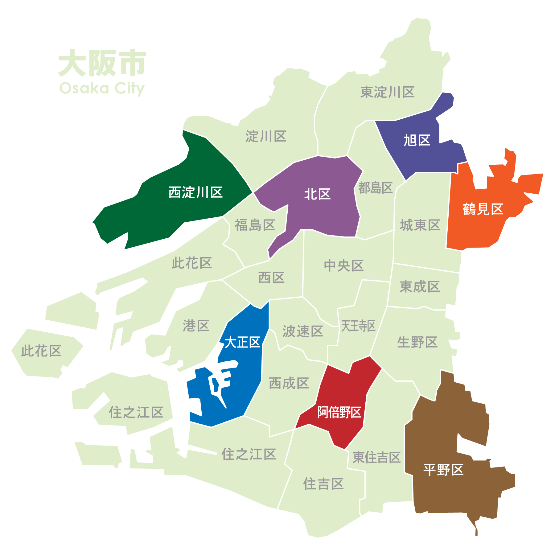 大阪市マップ